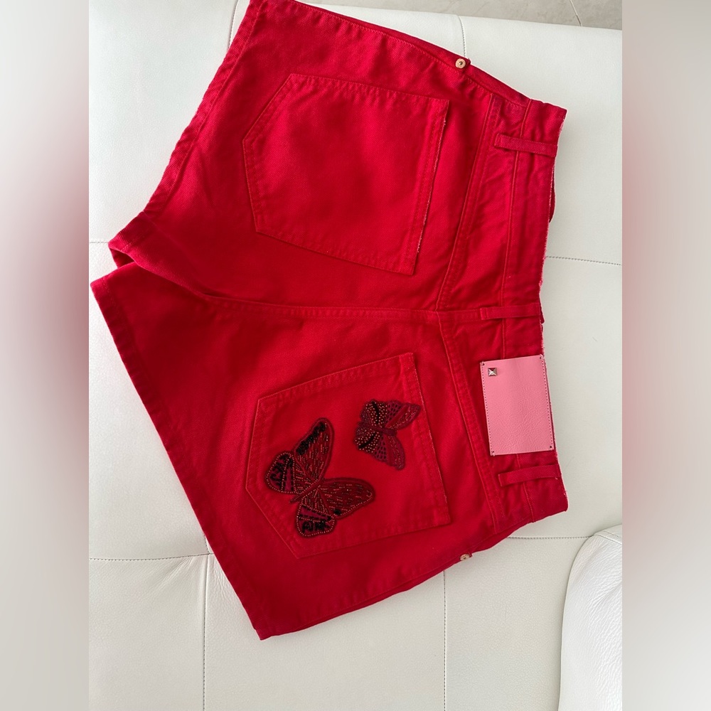 Jeans shorts Valentino Garavani